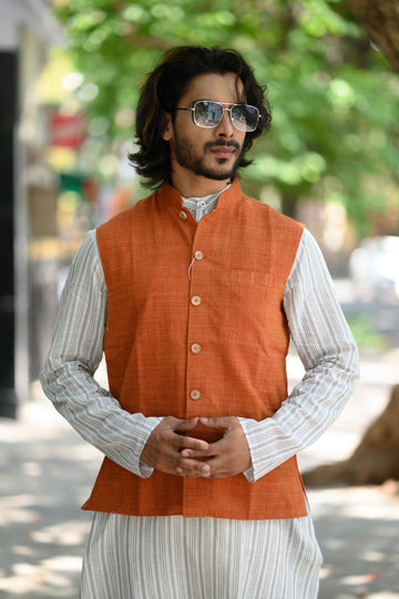 Orange Men's Jacket - NamegStore